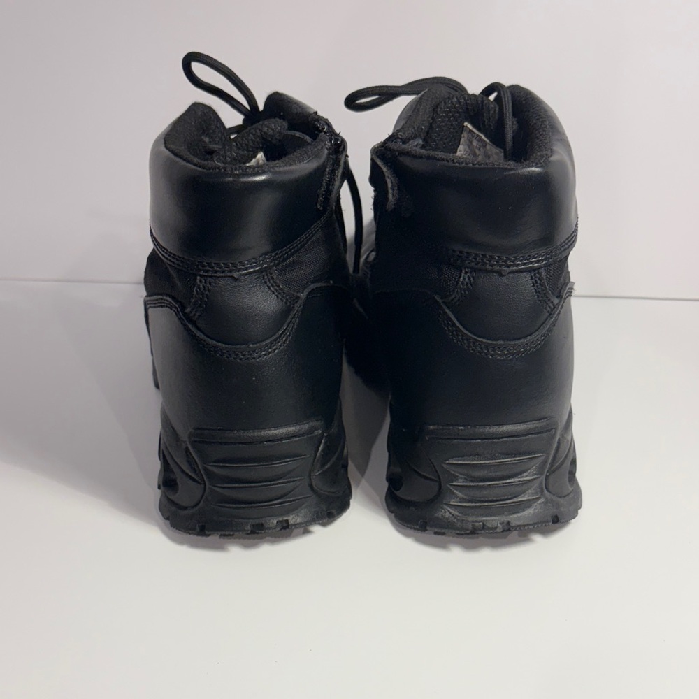 Black Men's Tactical Lace-Up Boots - Picture 8 of 9